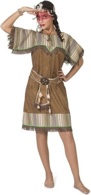 funny fashion Dámský kostým Indiánka Isi 48-50 - obrázek 1