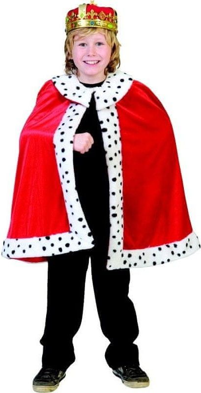 funny fashion Dětský kostým Královský plášť 164 - obrázek 1