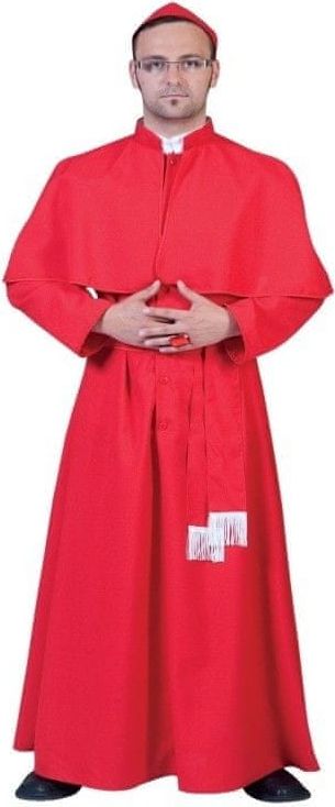 funny fashion Pánský kostým Kardinál 48-50 - obrázek 1