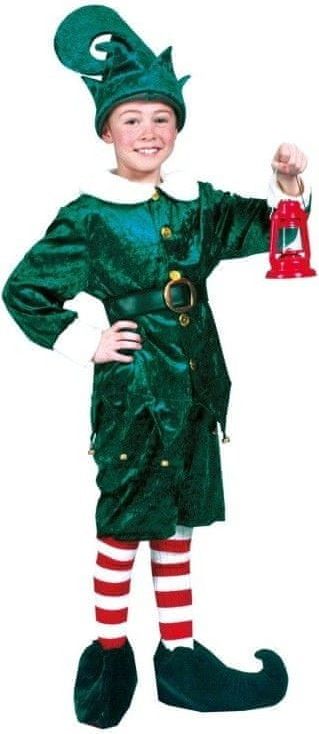 funny fashion Dětský kostým Elf Luka 128 - obrázek 1