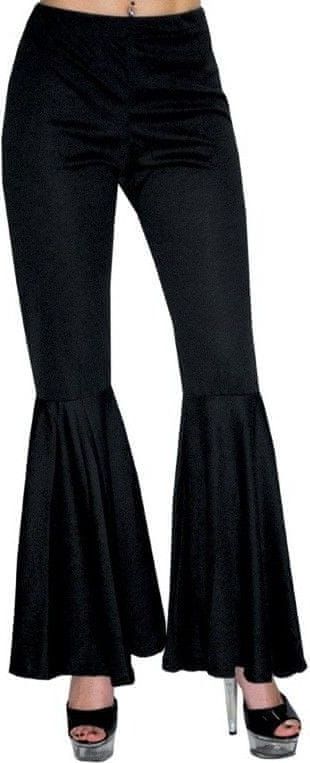 funny fashion Dámský kostým Zvonové kalhoty černé 44-46 - obrázek 1