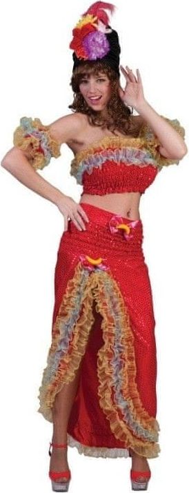 funny fashion Dámský kostým Samba tanečnice 32-34 - obrázek 1