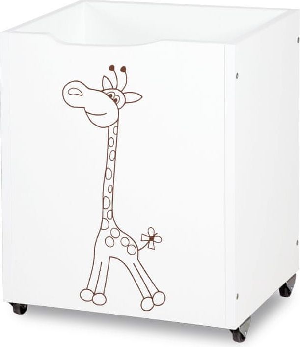 Klups Koš na hračky žirafa bílý - obrázek 1