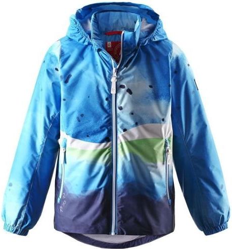 Reima Dětská bunda s kapucí Liquid 531215 - modro zelená - 110 cm - obrázek 1