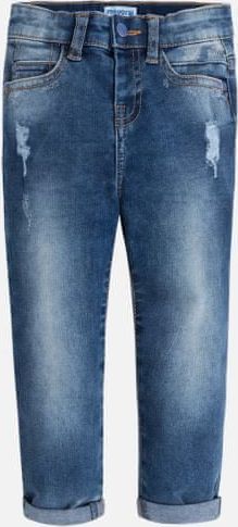 MAYORAL dětské jeansové kalhoty s trháním - modré - 110 cm - obrázek 1