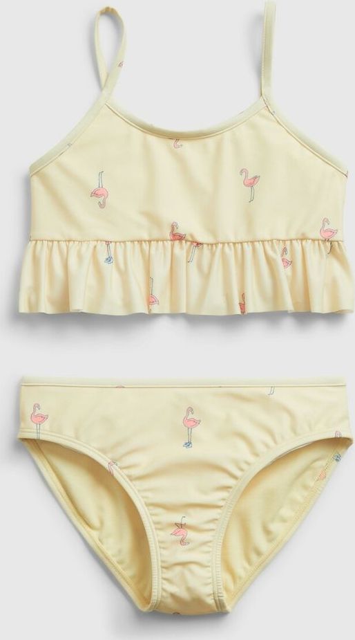 Gap Dětské plavky recycled flamingo graphic swim two-piece S - obrázek 1