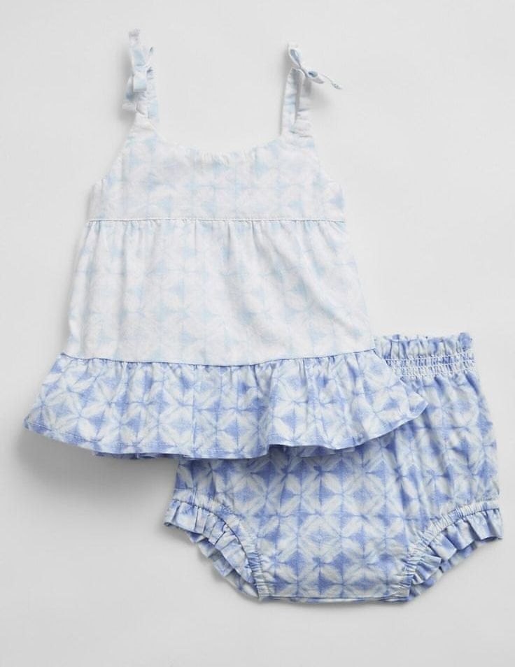 Gap Baby plavky tiered outfit set 18-24M - obrázek 1