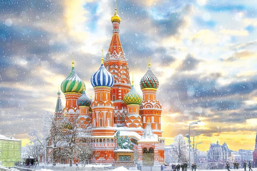 EuroGraphics Puzzle Moskva - Katedrála Sv.Blažeje 1000 dílků - obrázek 1