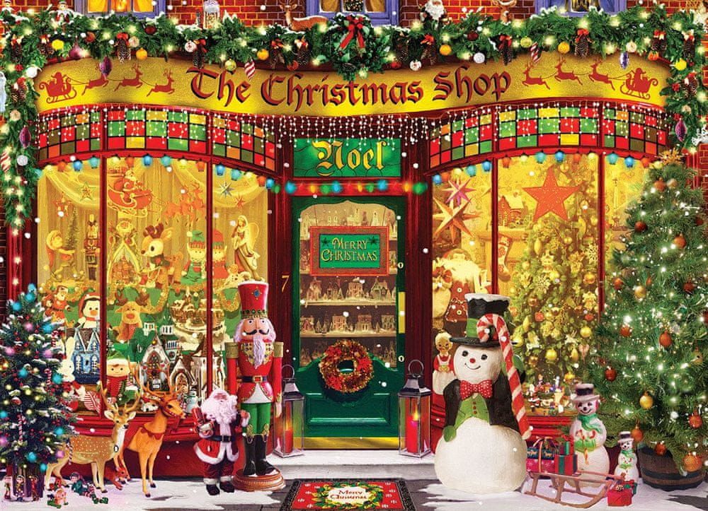 EuroGraphics Puzzle Vánoční obchod 1000 dílků - obrázek 1