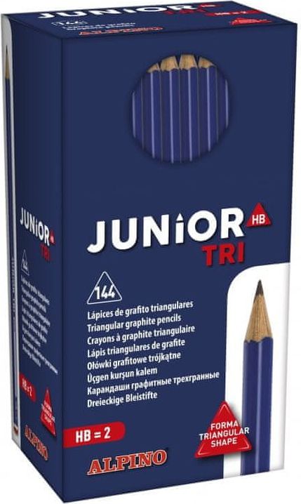 Alpino Velké balení tužek grafit Junior Tri 144 ks - obrázek 1