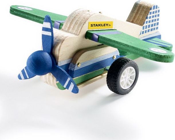 Stanley Stavebnice, letadlo, dřevo JK029-SY - obrázek 1