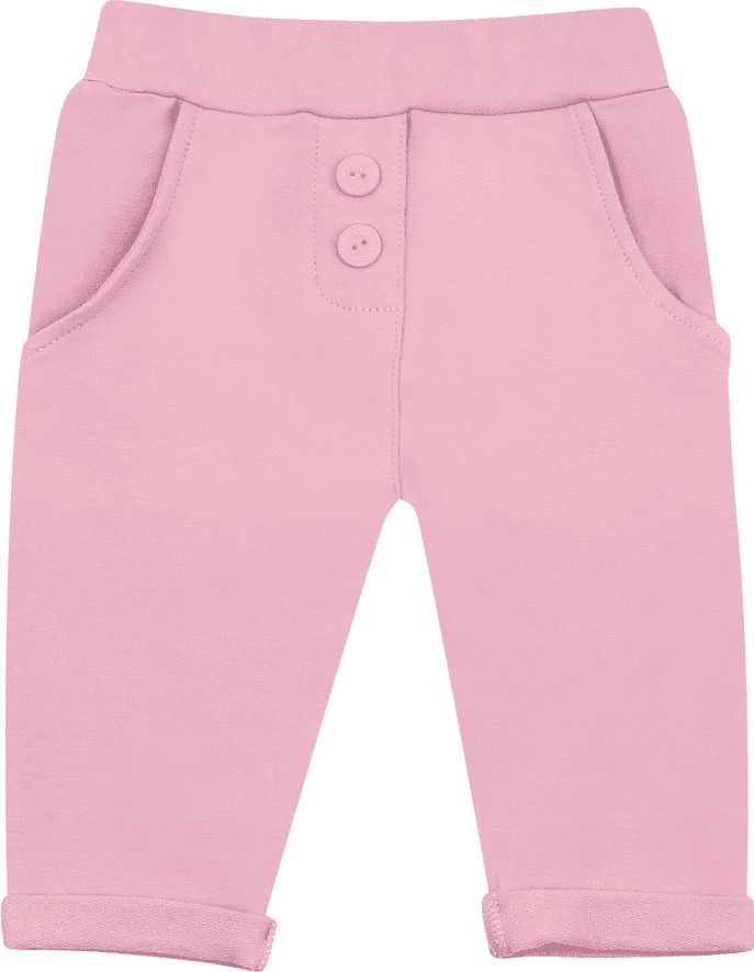 Nini dívčí kalhoty z organické bavlny ABN-2612 56 růžová - obrázek 1