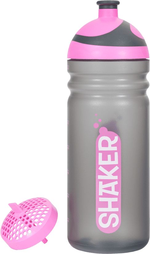 Zdravá lahev SHAKER růžový 0,7l - obrázek 1