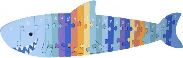 Orange Tree Toys Puzzle abeceda - Žralok / Shark Alphabet Puzzle - obrázek 1