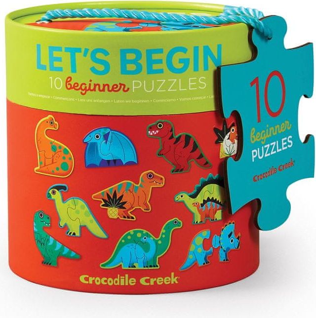 Crocodile Creek První puzzle - Dinosauři (20 ks) / Let's Begin Puzzle Dinosaurs (20 pc) - obrázek 1