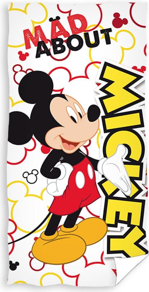 Carbotex · Plážová osuška Disney - motiv Mad about Mickey s gramáží 300g/m2 - 70 x 140 cm - obrázek 1