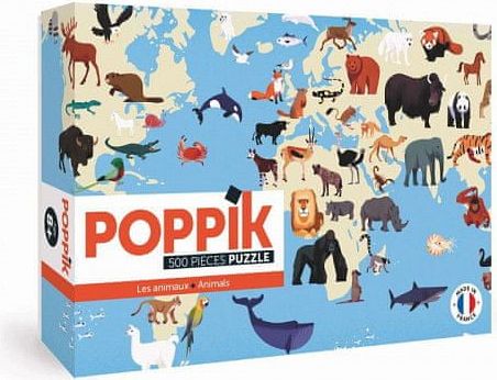 Poppik Puzzle - Zvířata/500 dílků - obrázek 1