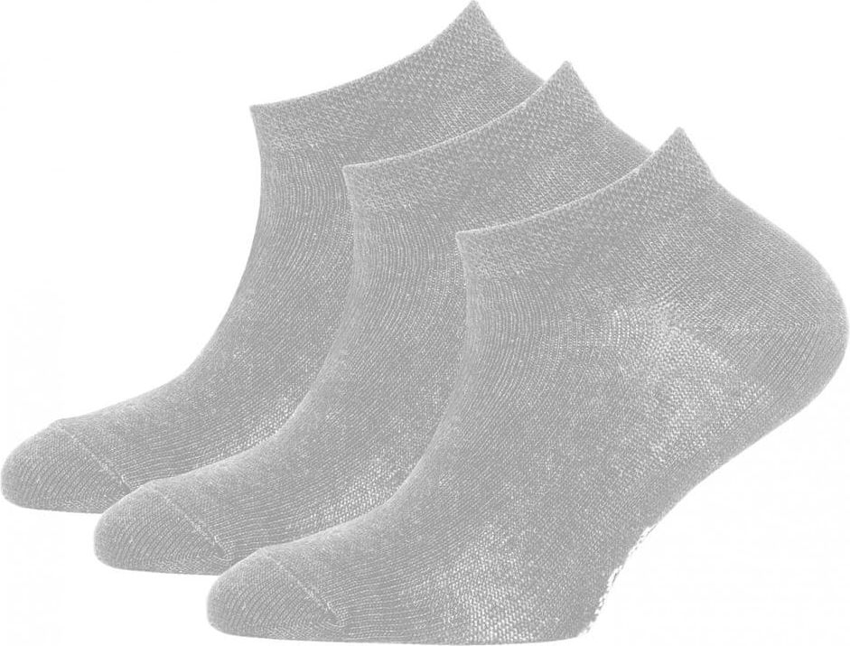 EWERS dětský 3pack kotníčkových ponožek 29291 23-26 šedá - obrázek 1