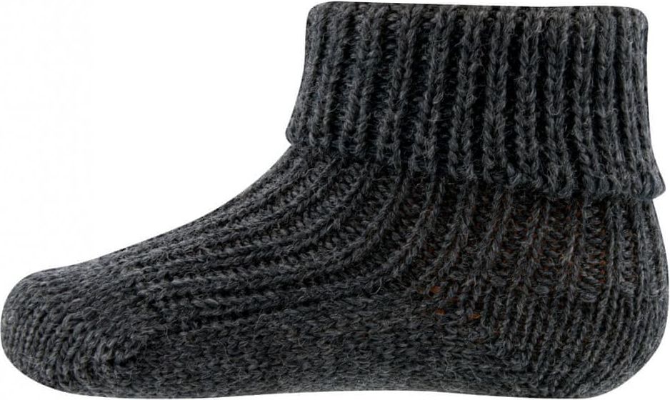 EWERS dětské vlněné ponožky 25587_1 16-17 tmavě šedá - obrázek 1