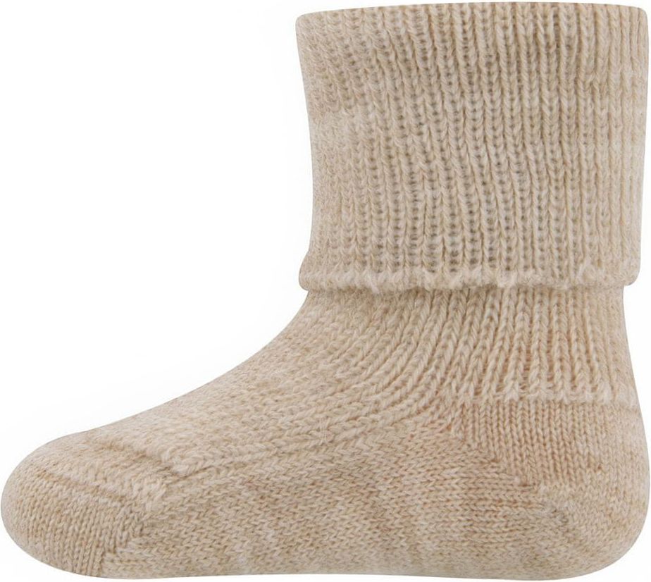 EWERS dětské vlněné ponožky s certifikátem GOTS 203001_1 16-17 béžová - obrázek 1