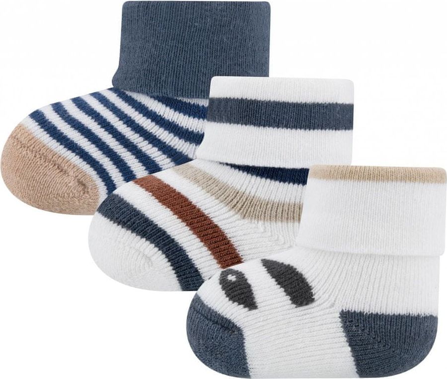 EWERS chlapecký vícebarevný 3pack kojeneckých ponožek 205243 - obrázek 1