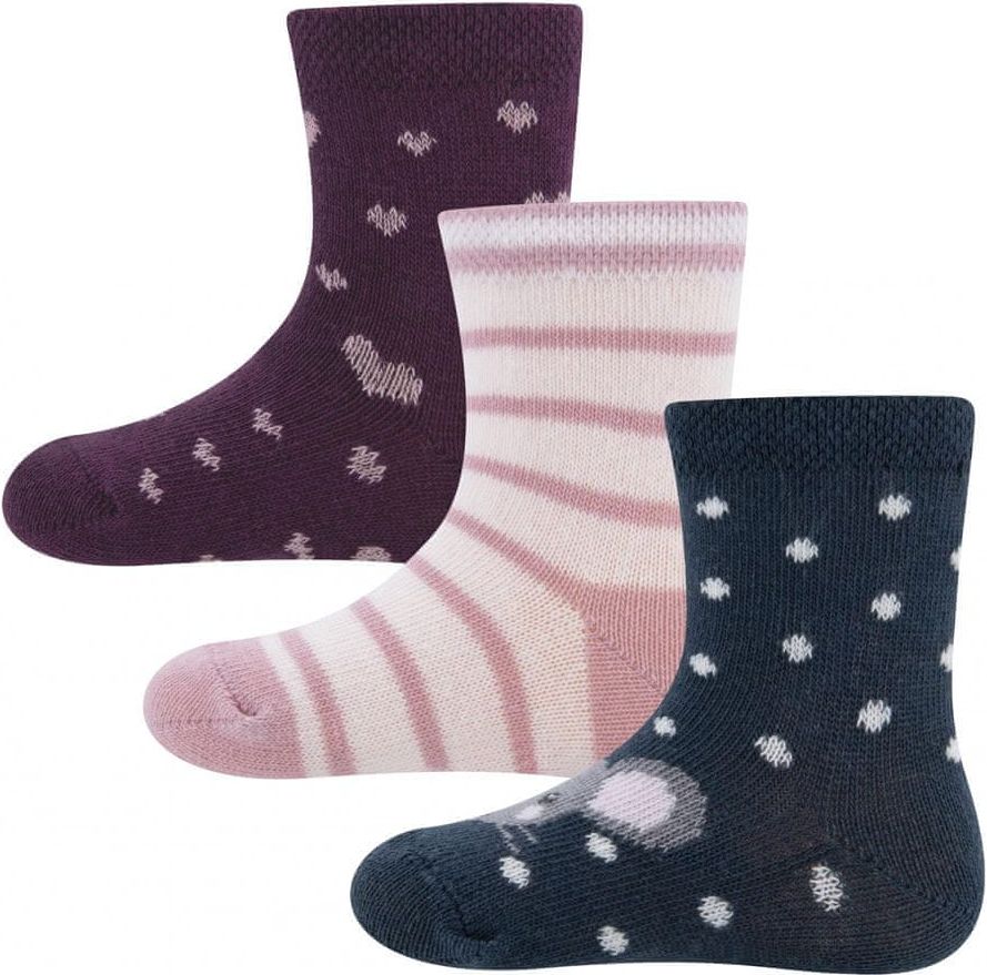 EWERS dívčí 3pack ponožek 205248 16-17 vícebarevná - obrázek 1