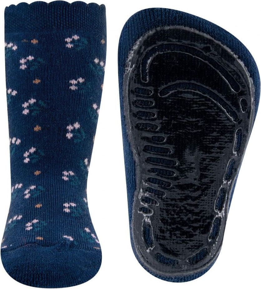 EWERS dívčí protiskluzové ponožky ABS 221189 23 - 24 tmavě modrá - obrázek 1