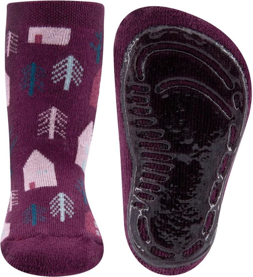 EWERS dívčí protiskluzové ponožky ABS 221196 19-20 růžová - obrázek 1
