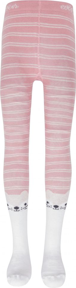 EWERS dívčí punčocháče z organické bavlny s 3D efektem 901150 92 růžová - obrázek 1