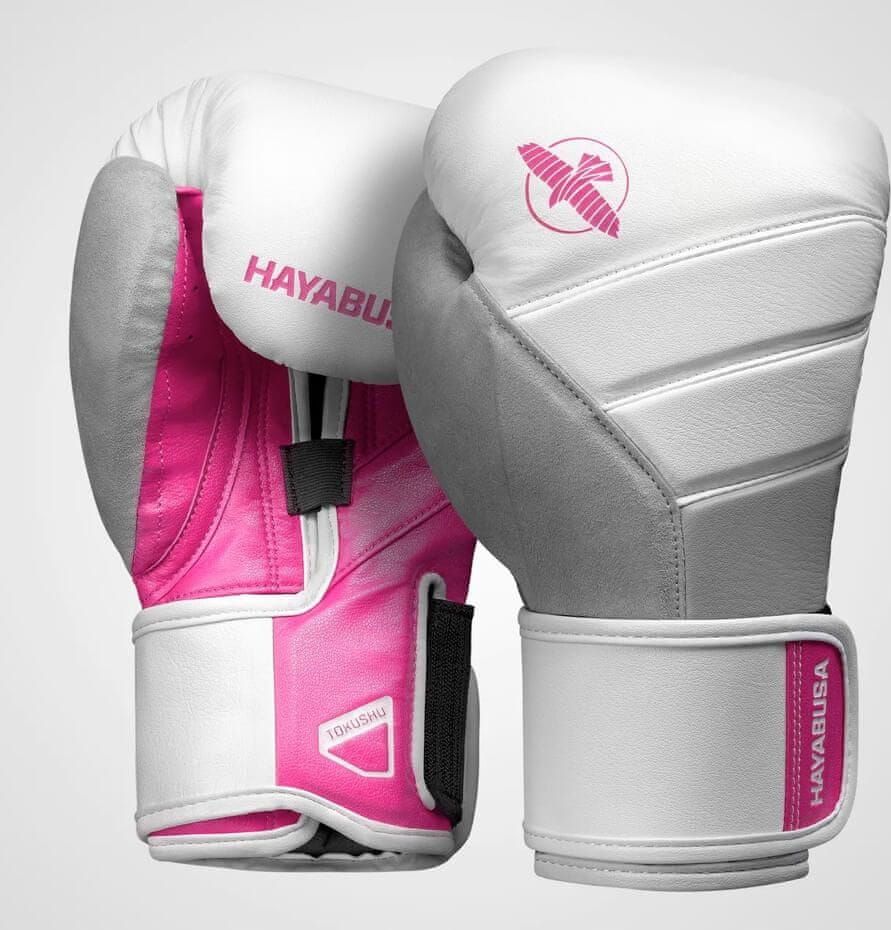 Hayabusa Hayabusa Boxerské rukavice T3 - bílo/růžové - obrázek 1