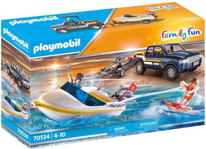Playmobil PLAYMOBIL® 70534 Pick-up s motorovým člunem - obrázek 1