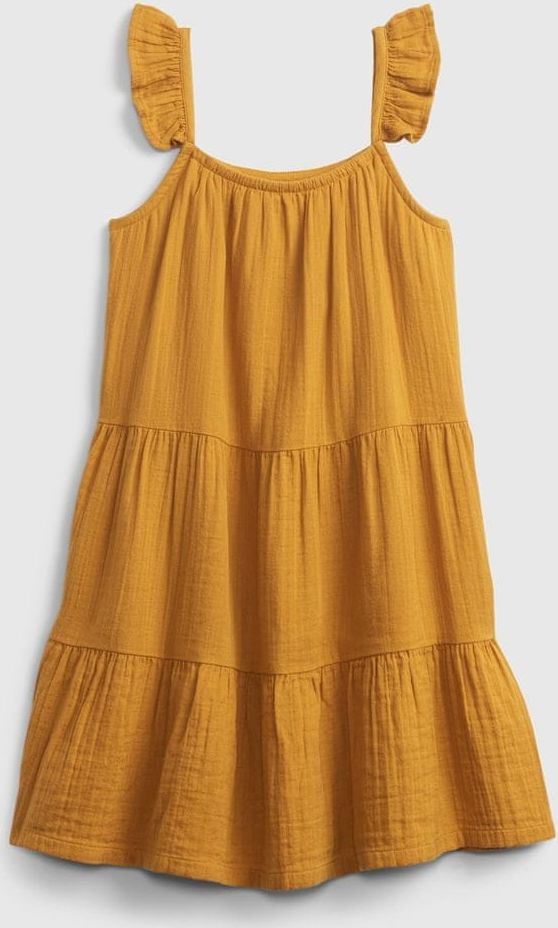 Gap Dětské šaty sleeveless tier dress XS - obrázek 1