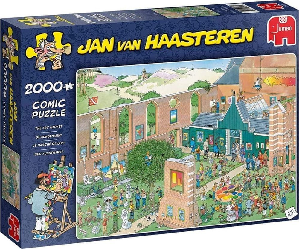 Jumbo Puzzle Trh s uměním 2000 dílků - obrázek 1