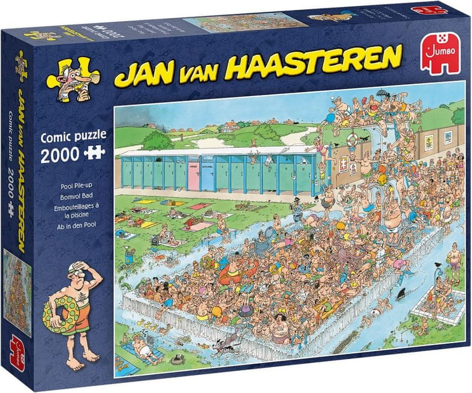 Jumbo Puzzle Hromada v bazénu 2000 dílků - obrázek 1