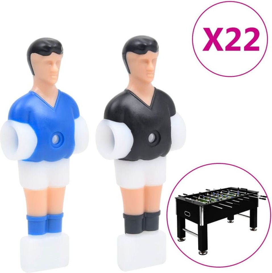 shumee Figurky hráčů pro stolní fotbal pro 12,7mm tyč 22 ks - obrázek 1