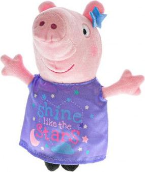 Peppa Pig Happy Party plyšový fialové oblečení - obrázek 1