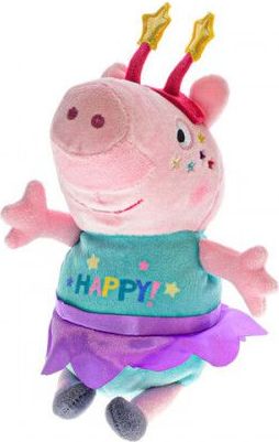 Peppa Pig Happy Party plyšový s čelenkou - obrázek 1