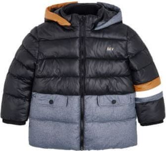 MAYORAL chlapecká zimní bunda černá, šedá - 110 cm - obrázek 1