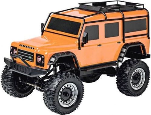 Siva Toys LAND ROVER DEFENDER 4WD 1:8, oranžová, 2,4 Ghz, LED - obrázek 1