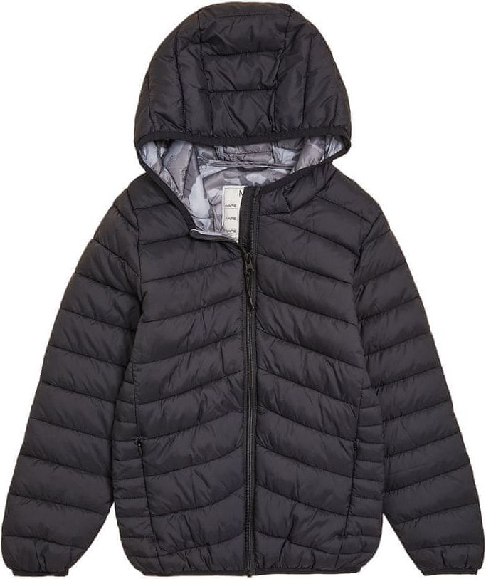 Marks & Spencer Lehká zateplená bunda s technologií Stormwear™ (2–16 let) černá 7-8 let - obrázek 1