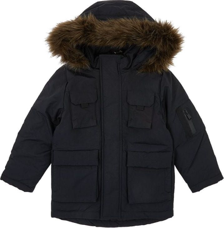 Marks & Spencer Parka s kapucí s technologií Stormwear™ (2–7 let) černá 6-7 let - obrázek 1