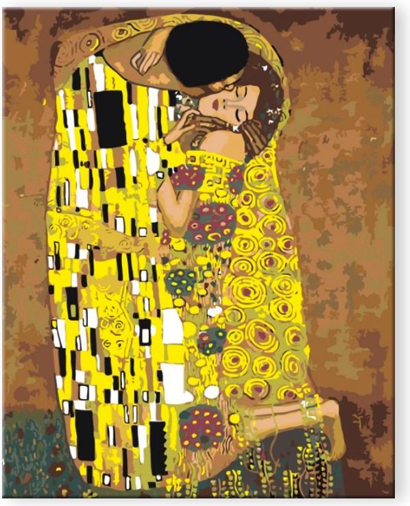 ZUTY Malování podle čísel - POLIBEK (Gustav Klimt) NO 80x100 - obrázek 1