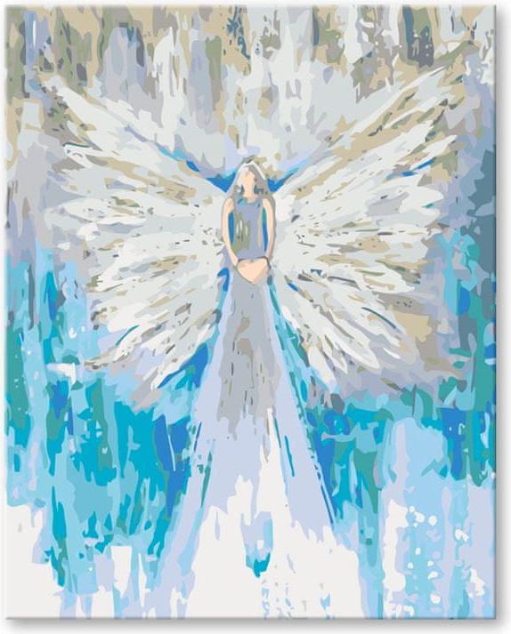 ZUTY Malování podle čísel - ANDĚLÉ OD LENKY - LOVE ANGEL 40x50 NO - obrázek 1