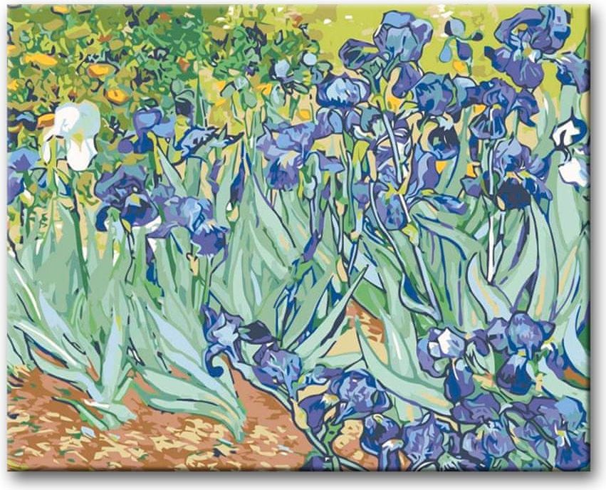 ZUTY Malování podle čísel - KOSATCE (VAN GOGH) YES 80x100 - obrázek 1