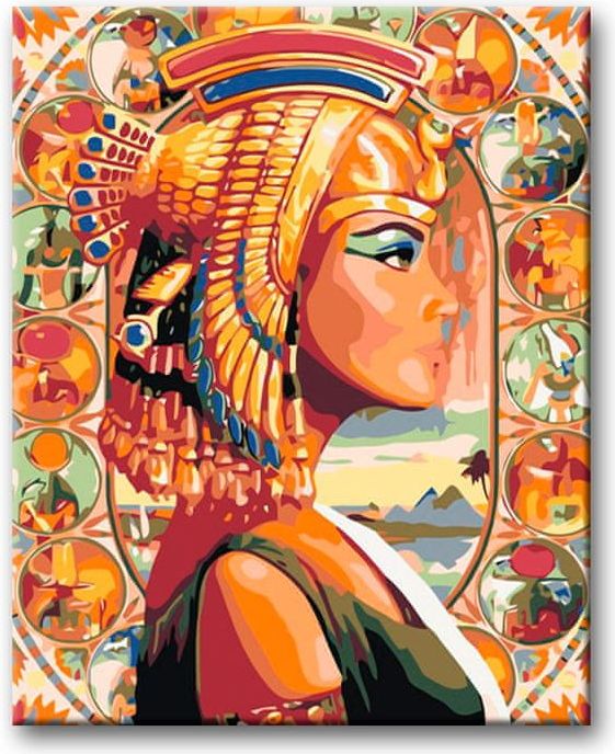 ZUTY Malování podle čísel - KRÁLOVNA EGYPTA 40x50 YES - obrázek 1
