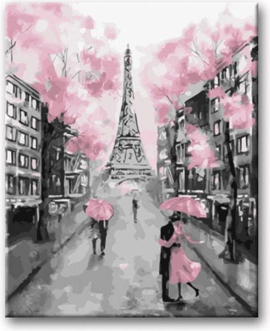 ZUTY Malování podle čísel - KVETOUCÍ PAŘÍŽ 40x50 YES - obrázek 1
