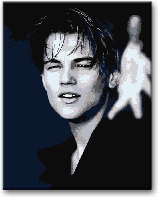 ZUTY Malování podle čísel - LEONARDO DICAPRIO 40x50 NO - obrázek 1