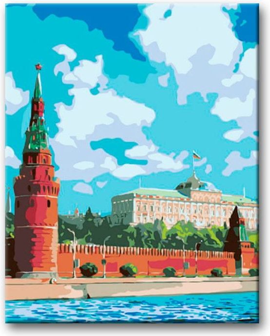 ZUTY Malování podle čísel - MOSKEVSKÝ KREML 40x50 NO - obrázek 1