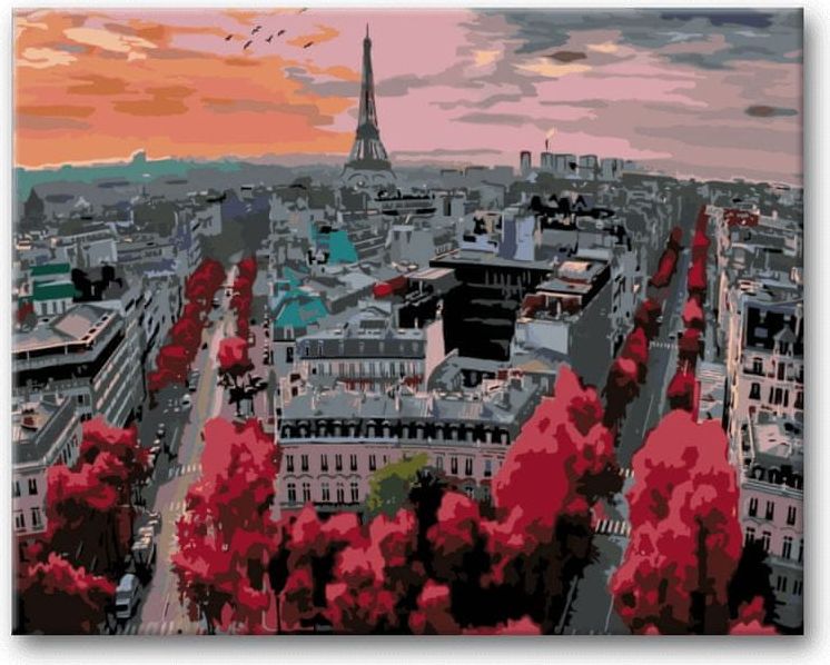 ZUTY Malování podle čísel - PAŘÍŽ 40x50 NO - obrázek 1