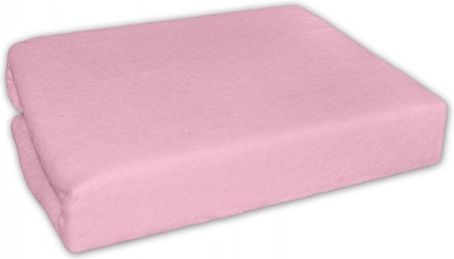 Froté prostěradlo do postele RŮŽOVÉ, Rozměry 200x90 - obrázek 1